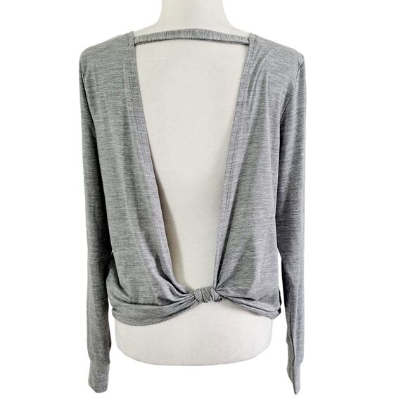 SO Open Back Long Sleeve Twisted Top - Picture 6 of 7